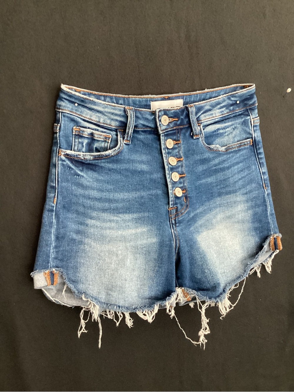 Vervet button fly Jean shorts size small
